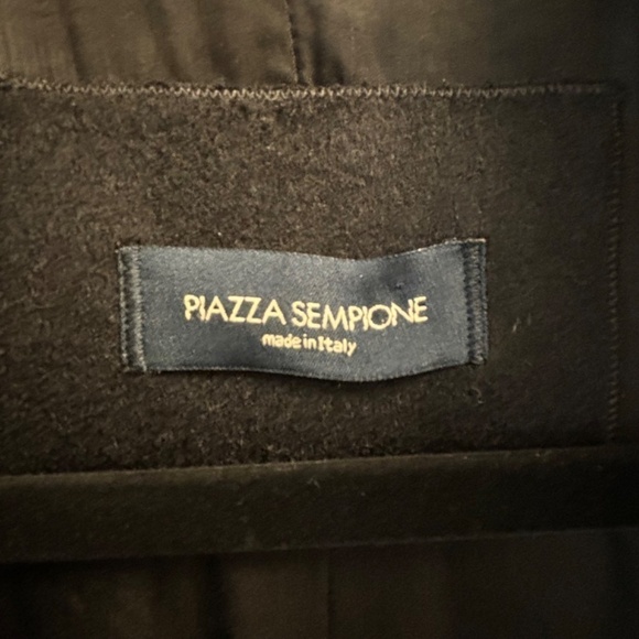 Piazza Sempione made in Italy black wool and cashmere button up jacket EU 46 - Picture 14 of 17